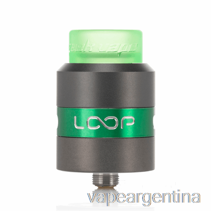 Geek Vape Loop 24mm Rda Gunmetal / Verde Vape Descartable
